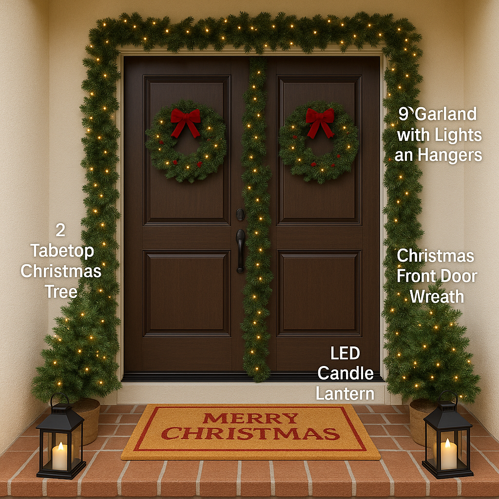 Large Porch Design – Christmas Package Large Porch Design - Christmas Package