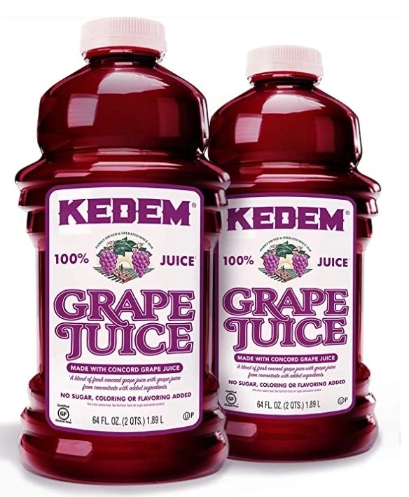 Kedem Grape Juice – 2 Pack, 64 fl oz (Purchase) Kedem Grape Juice – 2 Pack, 64 fl oz (Purchase)