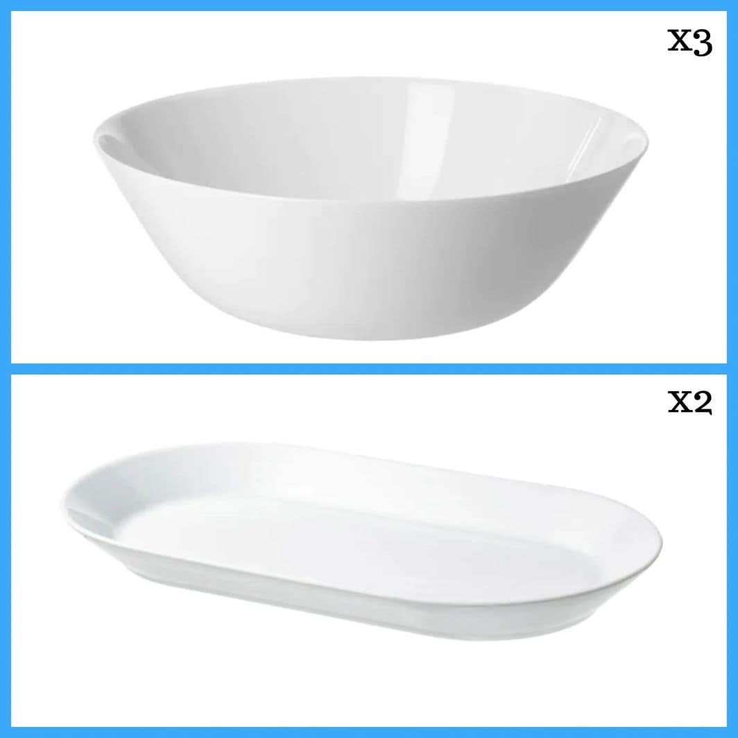 Serving Bowls & Trays (New & Toivelled) (Purchase) Serving Bowls & Trays (New & Toivelled) (Purchase)